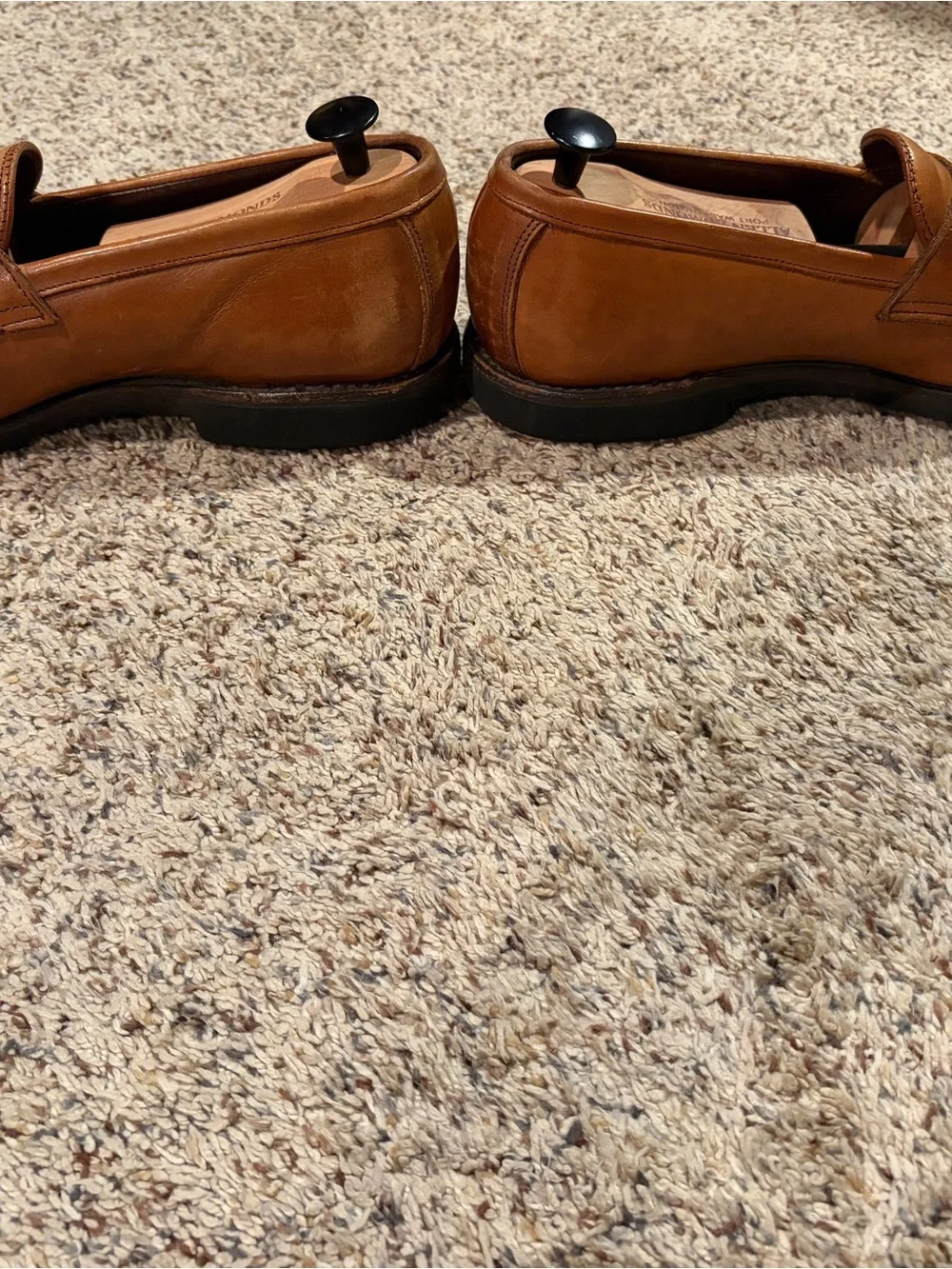 Allen Edmonds Walnut Penny Loafers - Soft Soles